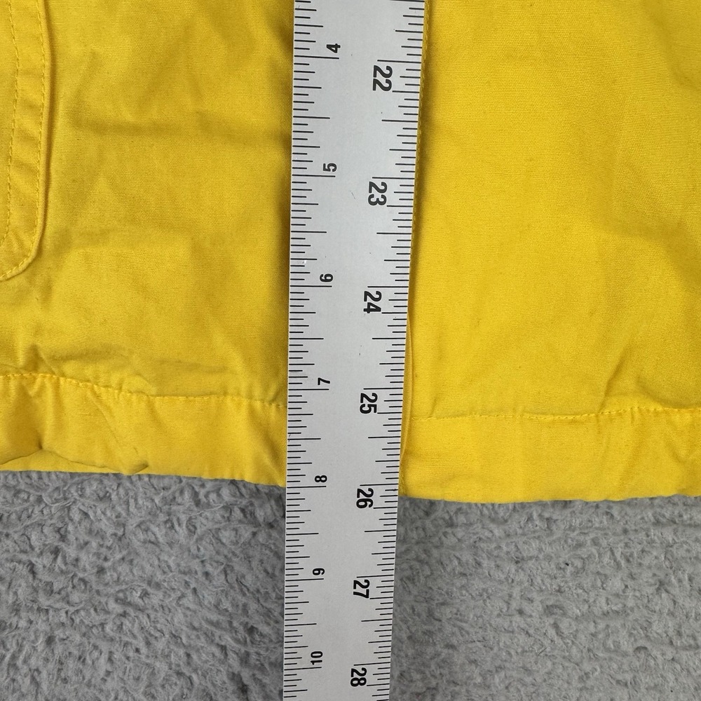 Ralph Lauren Women Medium Vest Hooded Yellow‎ Windbreaker Lined Vintage Rare - Picture 12 of 14